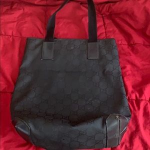 Authentic Gucci Black Tote Bag